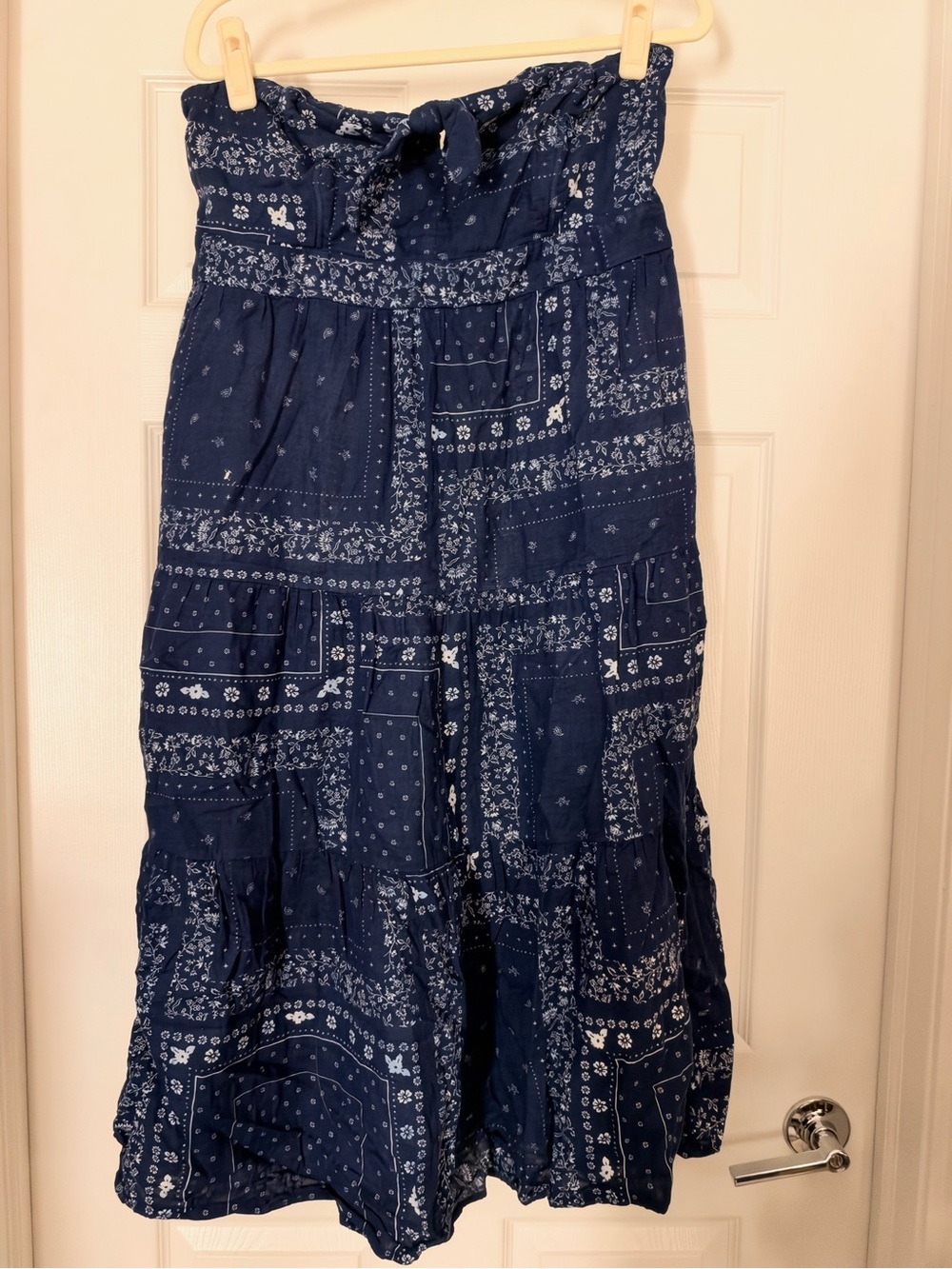 Universal Thread Navy Bandana Print Maxi Dress